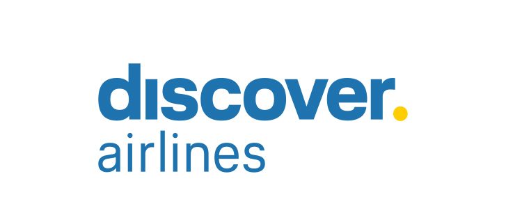 Discover Airlines logo.