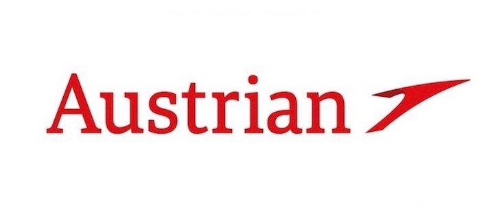 Austrian Airlines logo.