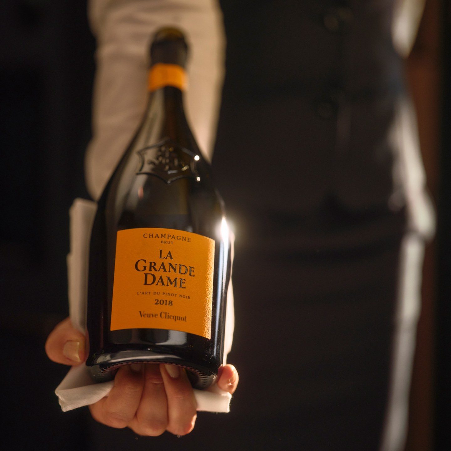 A person with a bottle of wine, embodying the spirit of creating memorable experiences.