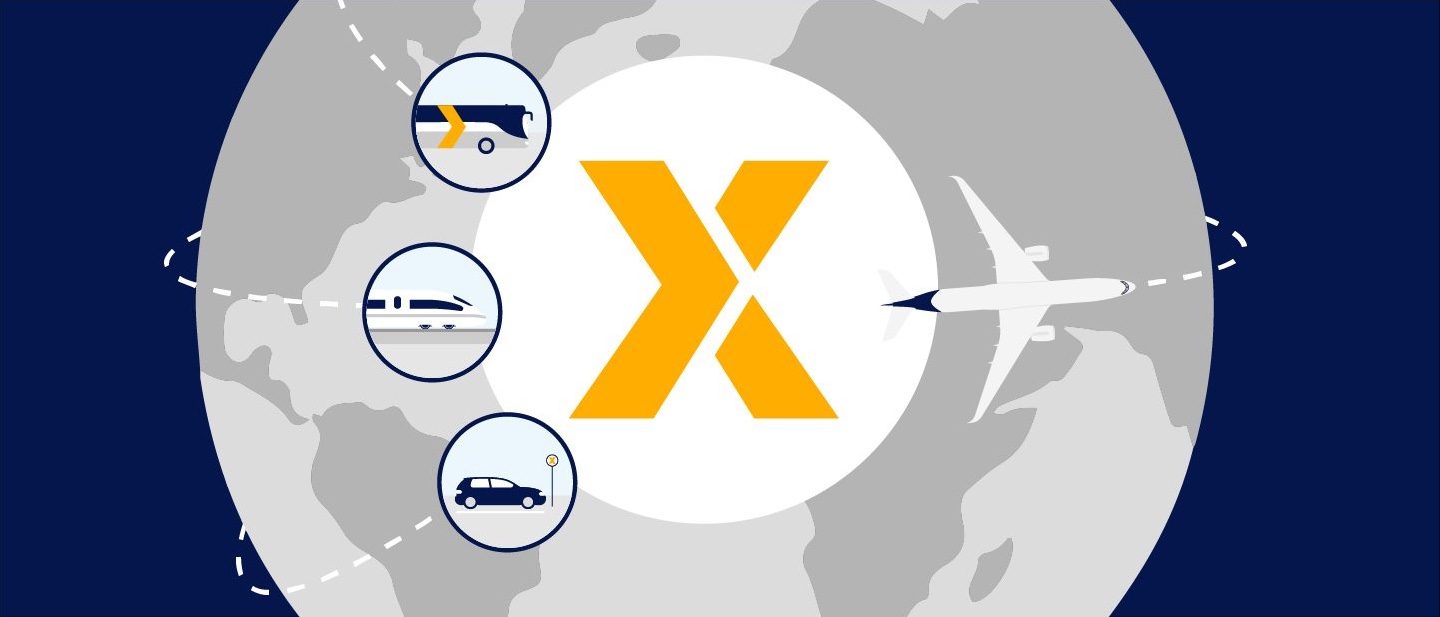 Completely connected: travel to the airport by bus, train or car.