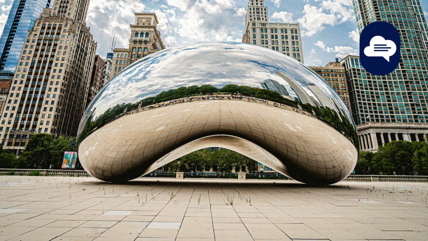 Team Stories: The landmark The Bean in Chicago.