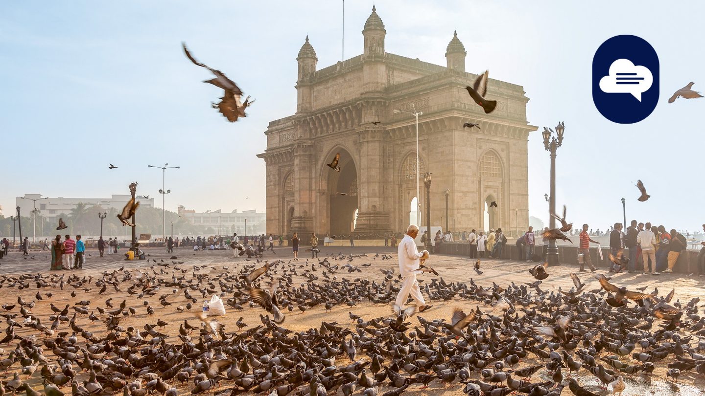 Team Stories: Image of the Gateway of India triumphal arch in Mumbai