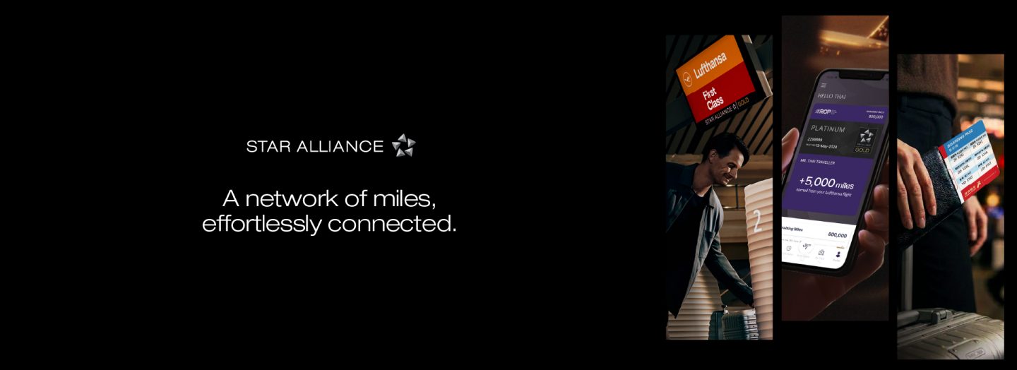 Star Alliance. A network of miles, effortlessly connected.